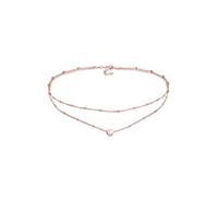 Elli - Girocollo Look a Strati Cuore Tendenza in Argento Sterling 925 Collane 1 pieces female