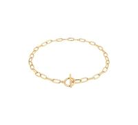 Elli Collana Donne Maglie di Base Chiusura a T Colore Oro
