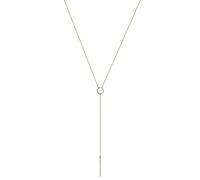 Elli Collana Forma a Y da Donna, in Argento 925, Oro, Misura 60