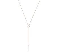 Elli Collana Forma a Y da Donna, in Argento 925, Oro Rosa (Rosegold), Misura 40