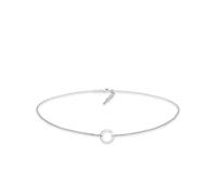 Elli - Ladies - Collarino in argento sterling 925 con dettaglio circolare geometrico 38 CM