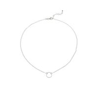 Elli - Ladies - Collarino in argento sterling 925 con dettaglio circolare geometrico 38 CM