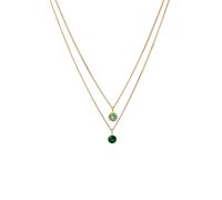 Elli - Collana Layer Cristalli Verdi 925 Sterling Silver Collane 1 pieces female