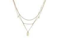 Elli - Collana Layer Platelet Catena Veneziana 925 Sterling Silver Gold-plated Collane 1 pieces female