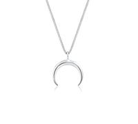 Elli Collana Mezza Luna Ciondolo Filigrana in Argento Sterling 925 da Donna