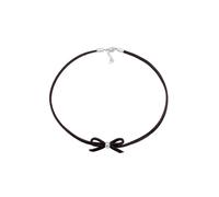 Elli Collana Ludico in Argento Sterling 925 nero/argento Donna Taglia unica