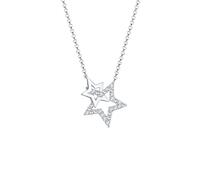 Elli Collier da Donna Argento Inossidabile 925, Misura 45