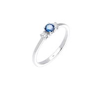 Elli - con Cristalli Zircone e Zaffiro Sintetico in Argento Sterling 925 Anelli 1 pieces female