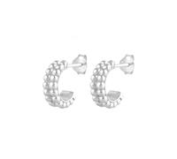 Elli - Creole Mini Palla Look Basic Minimal in argento sterling 925 Orecchini 1 pieces female
