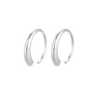 Elli - Creoles Geo Basic April 925 Argento Orecchini 1 pieces female
