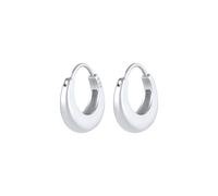 Elli - Creoli Chunky Oval Elegant Trend in 925 Sterling Silver Orecchini 1 pieces female
