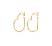 Elli - Creoli Cuore Filigrana in Argento Sterling 925 Orecchini a cerchio 1 pieces female