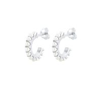 Elli - Creoli Elegante con perle sintetiche in Argento Sterling 925 Orecchini 1 pieces female