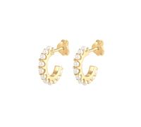 Elli - Creoli Elegante con perle sintetiche in Argento Sterling 925 Orecchini 1 pieces female