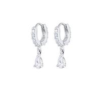 Elli - creoli goccia elegante con zirconi in Argento Sterling 925 Orecchini 1 pieces female