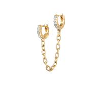 Elli - Creoli in Argento Sterling 925 Catena Trend Blogger Orecchini 1 pieces female