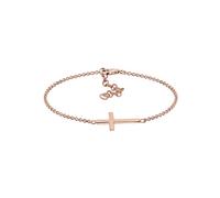 Elli - Croce di Base in Argento Sterling 925 Placcato Oro Rosa Bracciali e Braccialetti 1 pieces female
