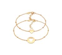 Elli - Cuore Cut Out Madre e figlia Set di base in argento sterling 925 Bracciali e Braccialetti 1 pieces female