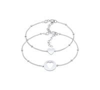 Elli - Cuore Cut Out Madre e figlia Set di base in argento sterling 925 Bracciali e Braccialetti 1 pieces female