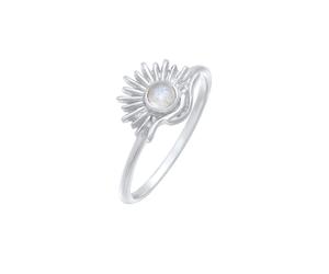Elli - Cuore e Farfalla con Zirconi Elegante in Argento 925 Anelli 1 pieces female