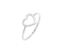 Elli - Cuore Ritaglio Filigrana Tendenza in Argento Sterling 925 Anelli 1 pieces female