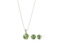 Elli - di Base con Cristalli in Argento Sterling 925 Set gioielli 1 pieces female