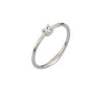 Elli DIAMONDS - Anello Diamante Bianco Taglio Brillante (0.06 ct) 925 Sterling Silver Anelli 1 pieces female