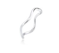 Elli Anelli Donne Onde Minimale Geo Tendenza in Argento Sterlino 925