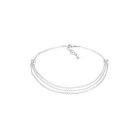 Elli Donna 925 argento Rotonda bianco Cristallo