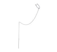 Elli - Earcuff da infilare con catena in Argento Sterling 925 di tendenza Orecchini 1 pieces female