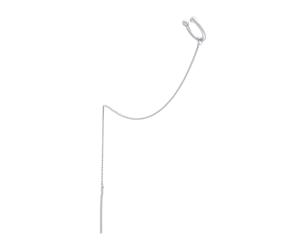 Elli - Earcuff da infilare con catena in Argento Sterling 925 di tendenza Orecchini 1 pieces female