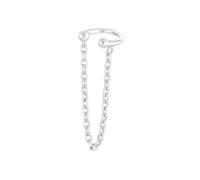 Elli - Elegante earcuff in filigrana con catena in Argento Sterling 925 Orecchini 1 pieces female