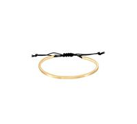 Elli Geo Basic - Bracciale da donna in argento sterling 925 placcato in oro con nylon, Senza gemme