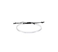 Elli Geo Basic - Bracciale da donna in argento sterling 925 placcato in oro con nylon, Senza gemme