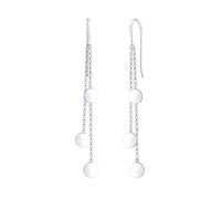 Elli - Geo Cerchio Tendenza Piastrina in argento sterling 925 Orecchini 1 pieces female