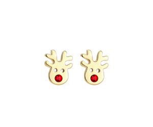 ELLI Gioiello 'Hirsch' oro / rosso Bambini ELLI One Size