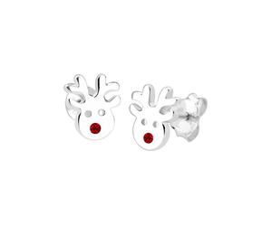ELLI Gioiello 'Hirsch' rosso / argento Bambini - Bimba - Ragazza (taglie 140-176) - Accessori ELLI One Size
