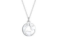 Elli - globo del globo terrestre wanderlust viaggi in argento sterling 925 Collane 1 pieces female