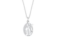 Elli - Immagine di Maria Ciondolo Croce Spirituale in Argento Sterling 925 Collane 1 pieces female