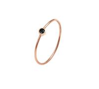 Elli - Impilamento Minimale Filigrana con Cristallo in Argento Sterling 925 Anelli 1 pieces female
