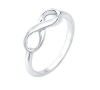 Elli Infinity Anello da Donna in Argento 925, Placcato Oro Rosa, Misura 12