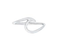 Elli - Ladies - Anello in argento sterling 925 con design ondulato 54mm