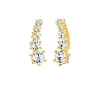 Elli - L'Earclimber Classic Sparkling con Cristalli in argento sterling 925 Orecchini 1 pieces female