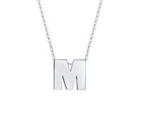 Elli - Lettera M Iniziali Minuscole in argento sterling 925 Collane 1 pieces female