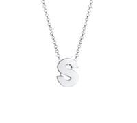 Elli - Lettera S Iniziali Minimal Basico in argento sterling 925 Collane 1 pieces female