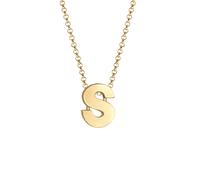 Elli - Lettera S Iniziali Minimal Basico in argento sterling 925 Collane 1 pieces female