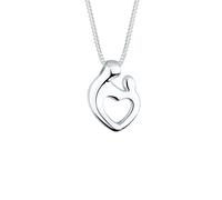 Elli - Madre Bambino Cuore Legame in Argento Sterling 925 Collane 1 pieces female