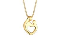 Elli - Madre Bambino Cuore Legame in Argento Sterling 925 Collane 1 pieces female