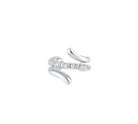 Elli - Manicoauricolare per Twisted con cristalli in argento sterling 925 Orecchini 1 pieces female