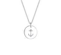 Elli - Moneta dell'Ancora Ciondolo Maritime Ciondolo in Argento Sterling 925 Collane 1 pieces female